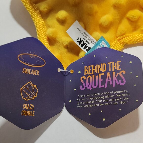 New Bark Box “ Smashing Pumpkin “ Halloween Dog Toy Smashed Jack-O-Lantern Fall - Picture 4 of 6